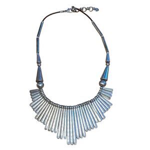 Vintage Lucky Brand Sterling Silver Boho Necklace